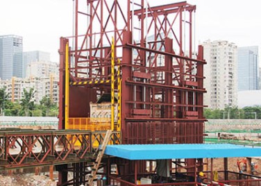 地鐵隧道深坑取土直頂式升降臺(tái)系列